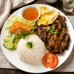 Grilled Pork Chops (Com Suon)