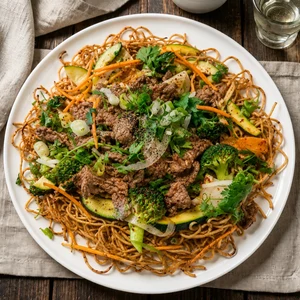 Pan Fried Noodles (Mi Xao Kho)