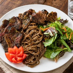 Asian Pasta Noodles with Short Ribs
